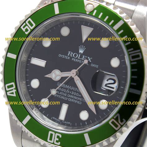 rolex ghiera verde 50 anniversario prezzo|Rolex Submariner Date Ghiera Verde .